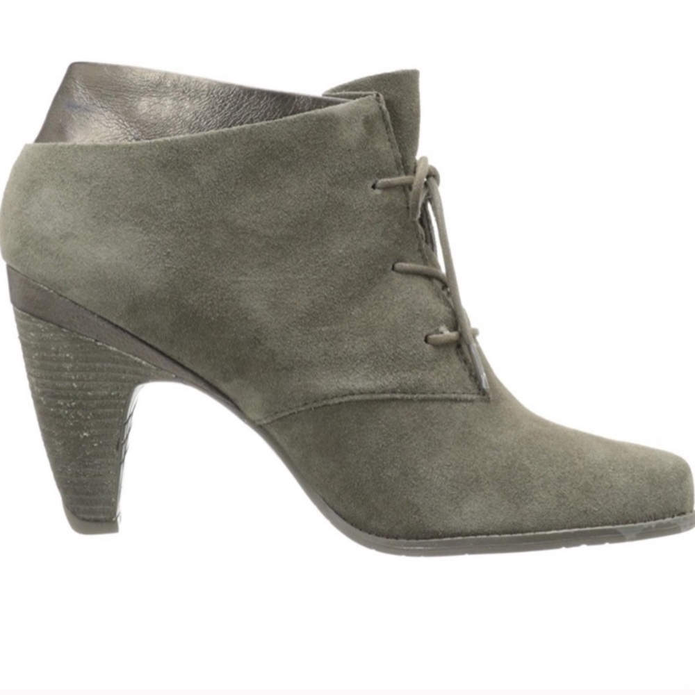 Kenneth Cole Suede Lace-Up Ankle Boots